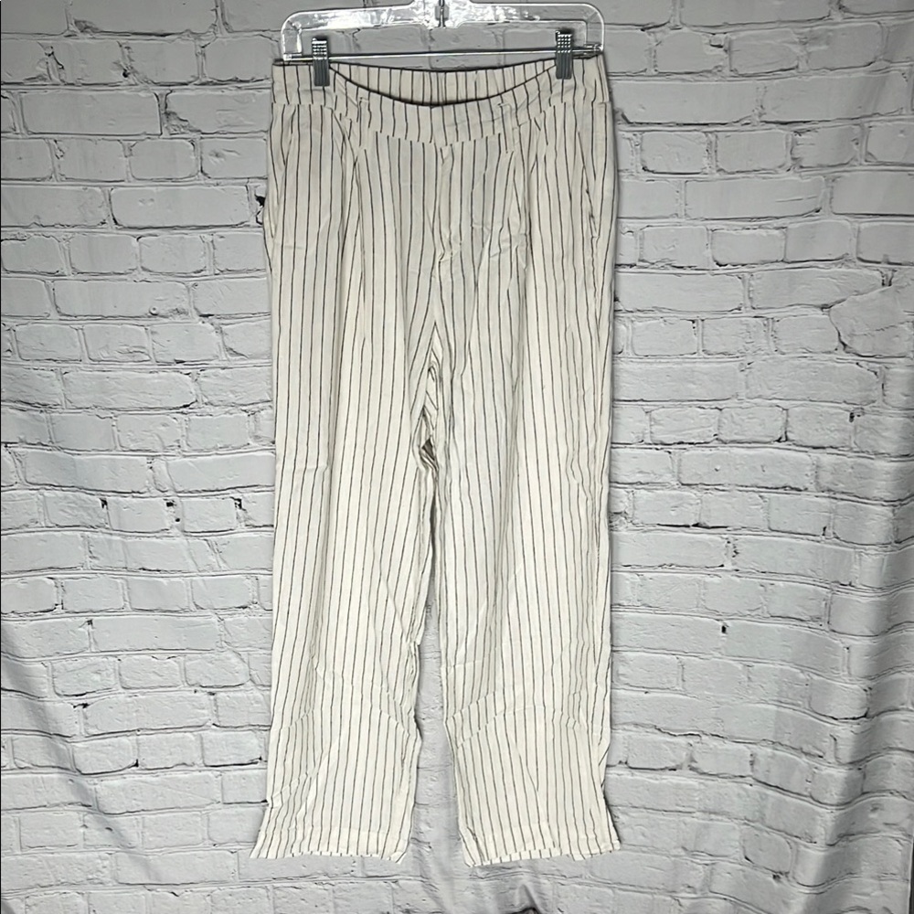A New Day Cream Striped Trousers
